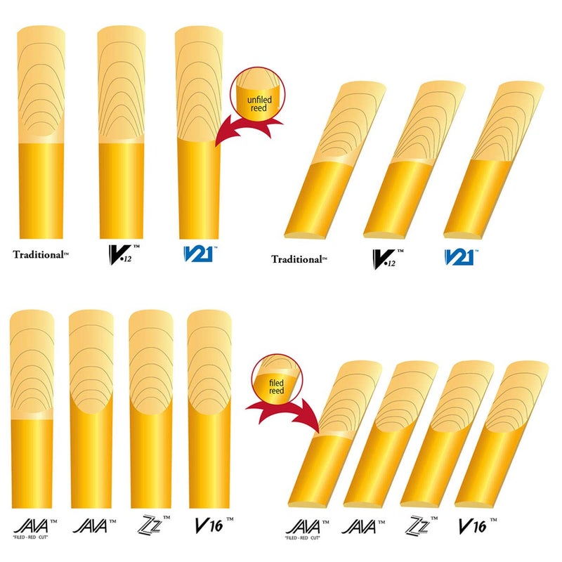 Vandoren SR202 Soprano Sax Traditional Reeds Strength 2; Box of 10 - Image 3
